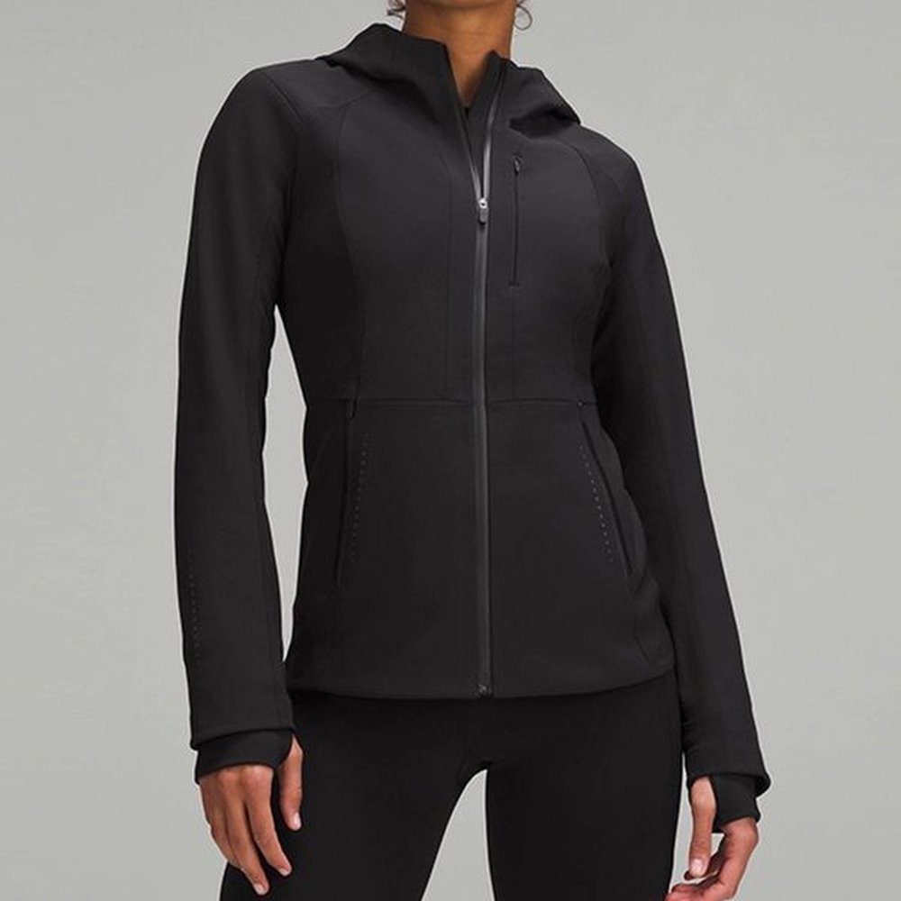 european and american womens highquality zipper cardigan waterproof hooded sweatshirt