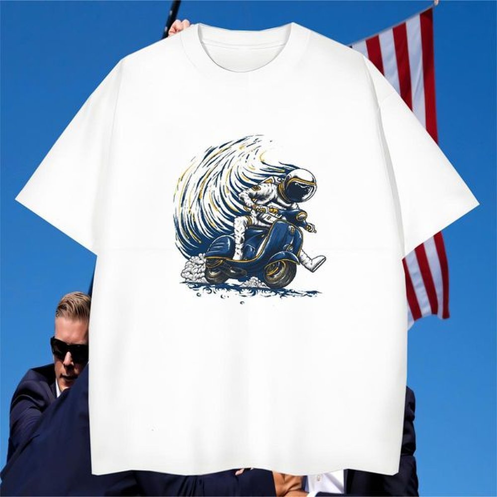 Factory Direct T Shirt For Man universe 230g Cotton Tshirts Sport Short Sleeve O-Neck Asian Size Cool Design Tees Shirts