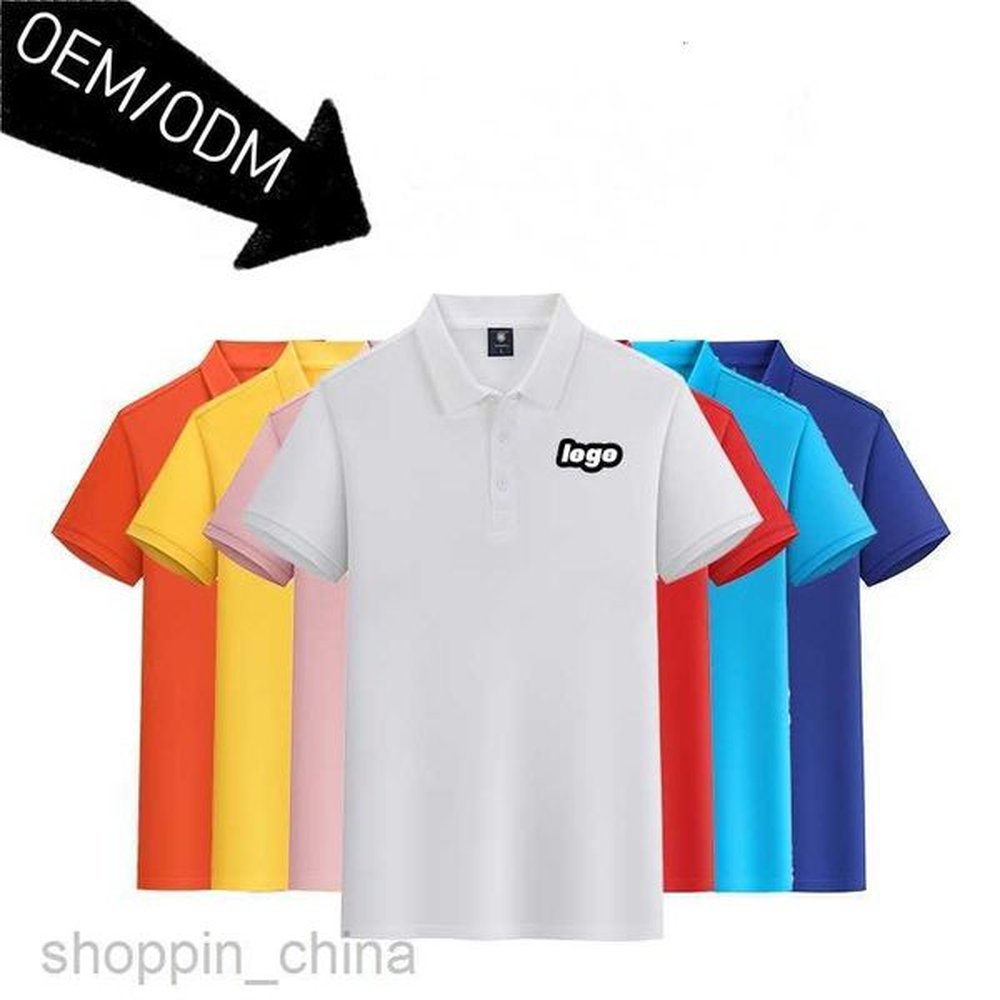 Factory price Men's Polos Shirts polyester cotton plain blank men polo shirts custom logo printed men's short sleeved embroidery p