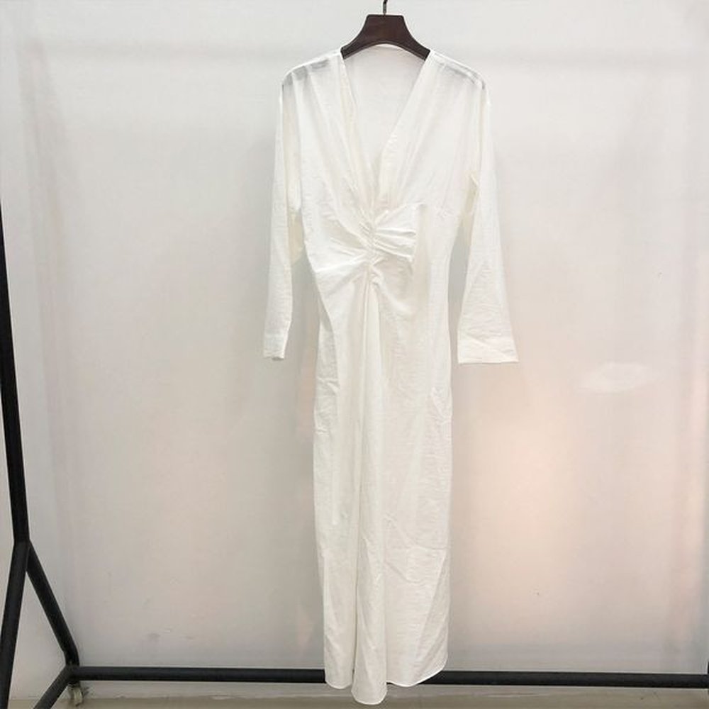 fadan springsummer sandro new gentle style fashionable temperament vneck