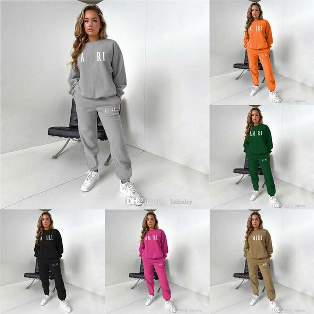fall designer women tracksuits two piece set long sleeve hoodie