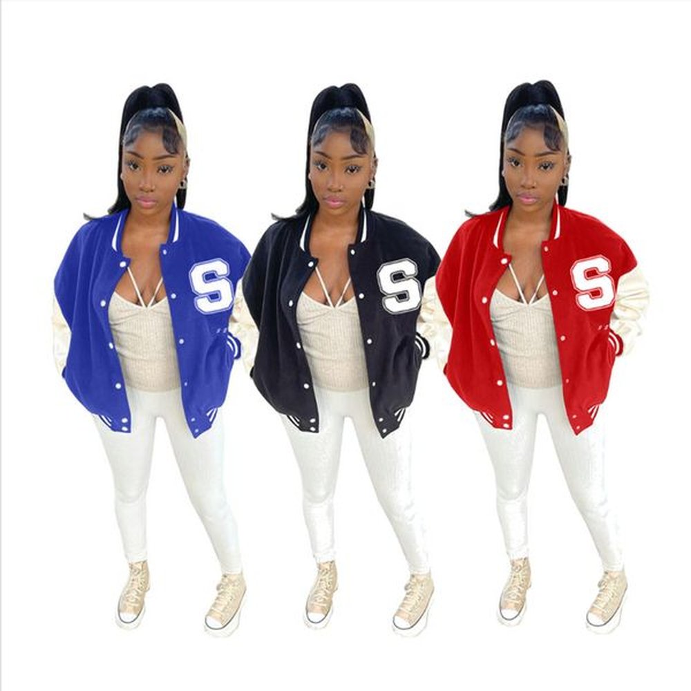 fall winter clothes women jacket top plus size sxl baseball