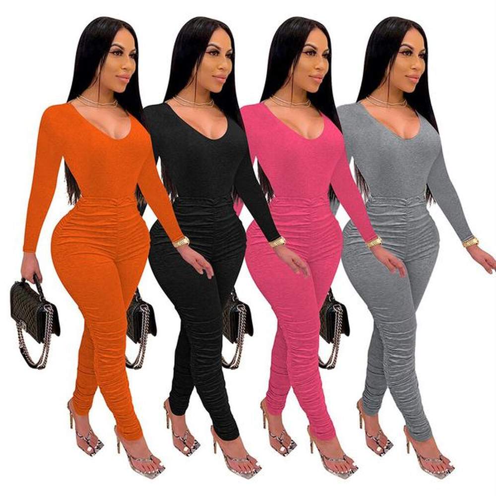 fall winter jumpsuits women bodycon rompers autumn clothes long sleeve