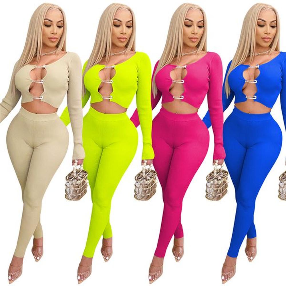 fall winter tracksuits two piece sets womens spring outfits long