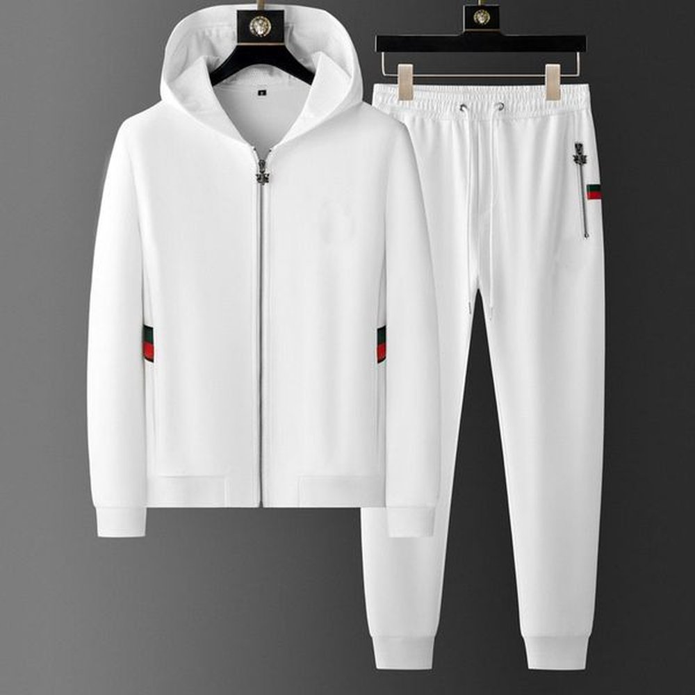 Fashion brand high quality spring and autumn set letter embroidery long sleeve trousers casual jacket trousers sports two sets