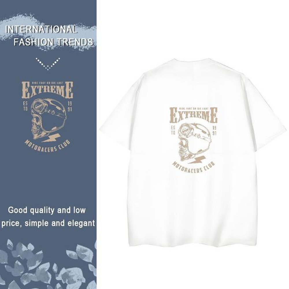 fashion casual t shirt g cotton o neck short sleeves