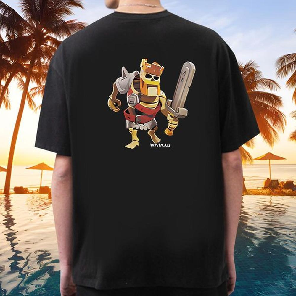 Fashion Casual Tshirts 230g Pure Cotton Anime Printing Street game Breathable Short Sleeve T-Shirts for Men Comfortable Custom Printing Tops