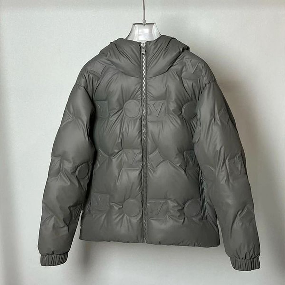 Fashion Classic Heavy Industry Printed Short Down Jacket Men and Women's Thick Classic Leisure Retro Down Jacket