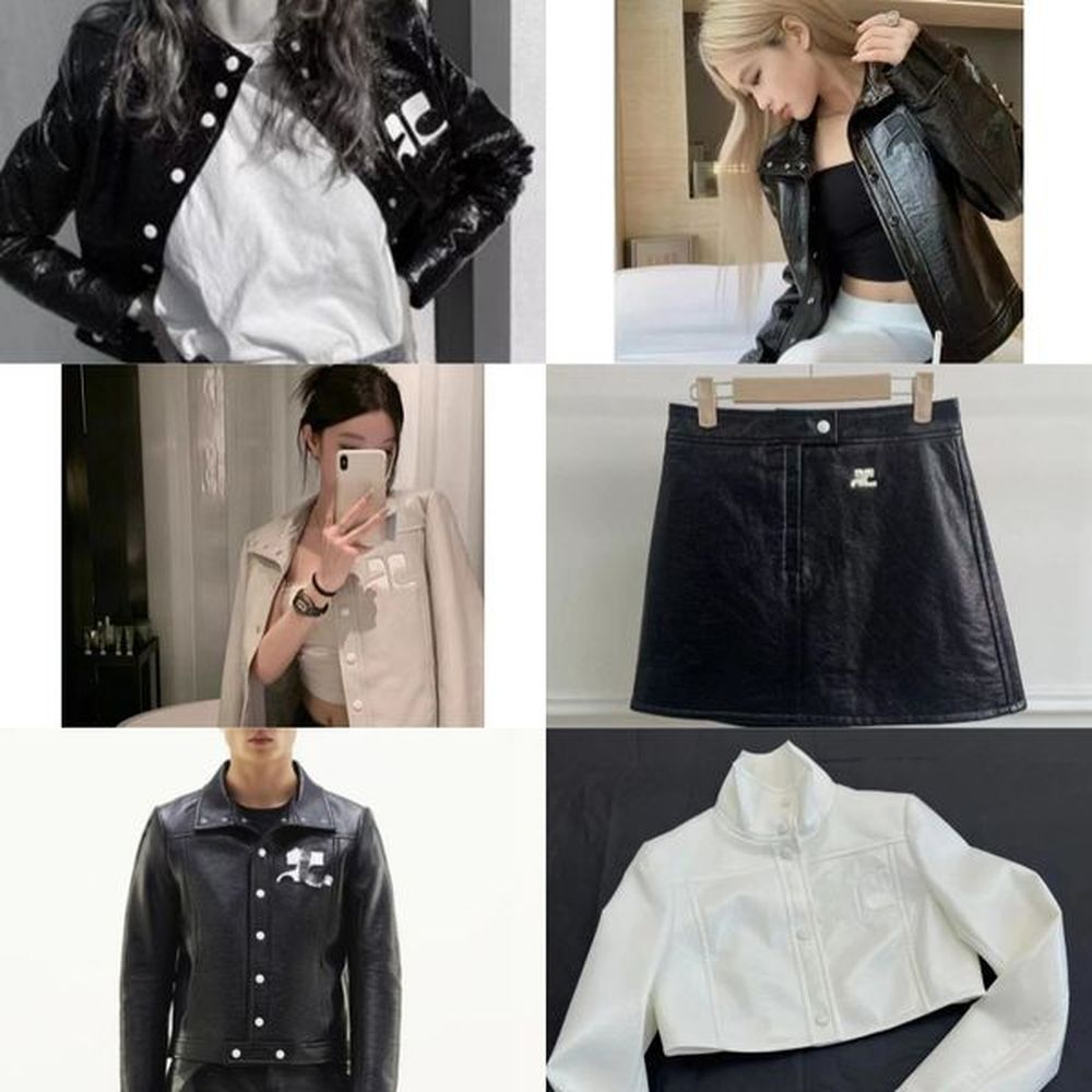 fashion classic trendy cloth women embroidered stand collar black pu