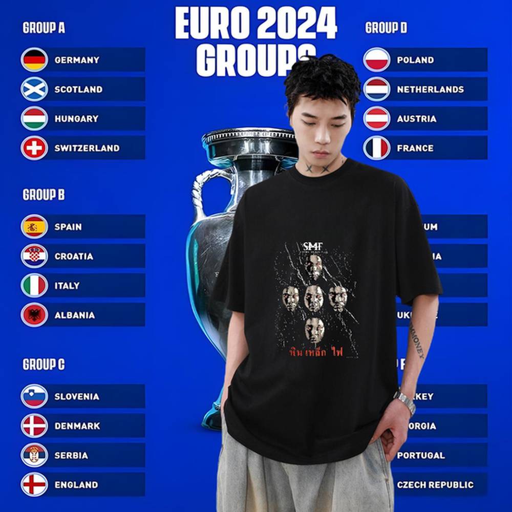 Fashion Design T-Shirts Oversized Hip Hop Street Men Tops Tees Breathable Crew Neck Cotton Classic