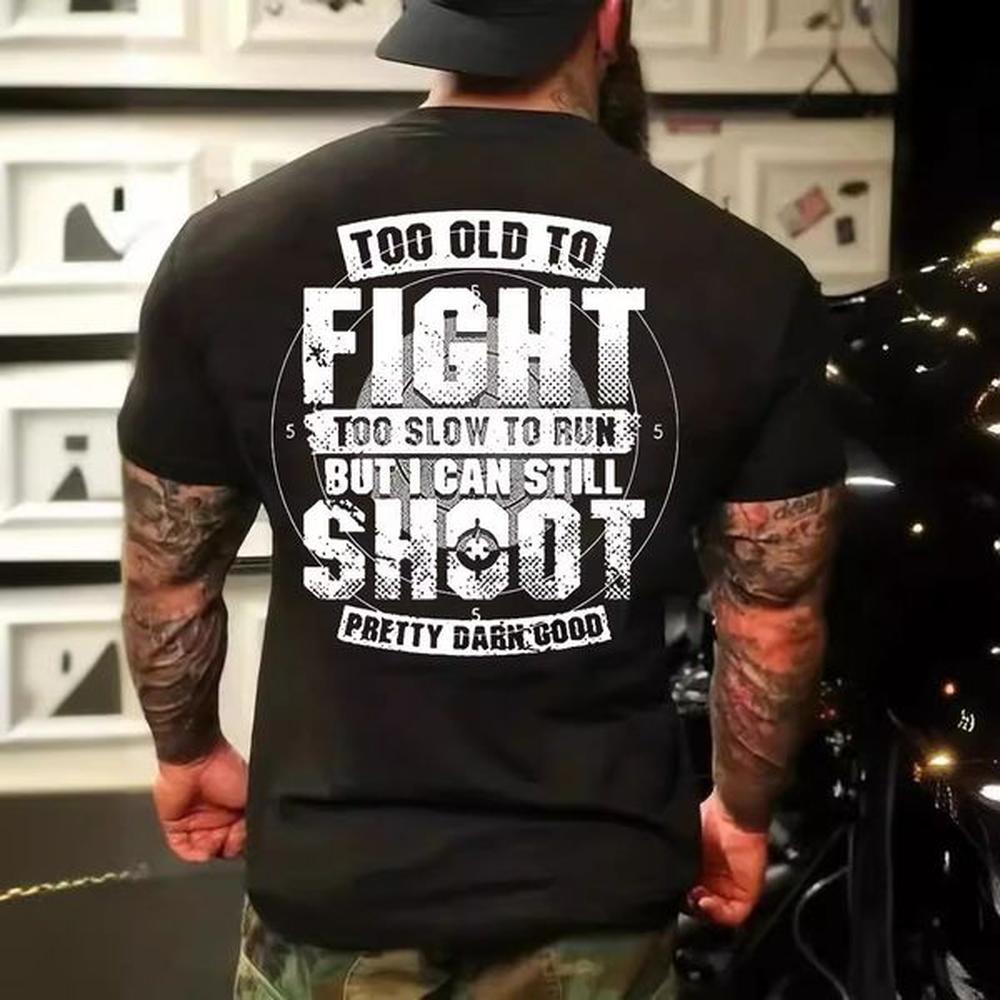 fashion designer fighting shooting summer round neck short sleeve tshirt