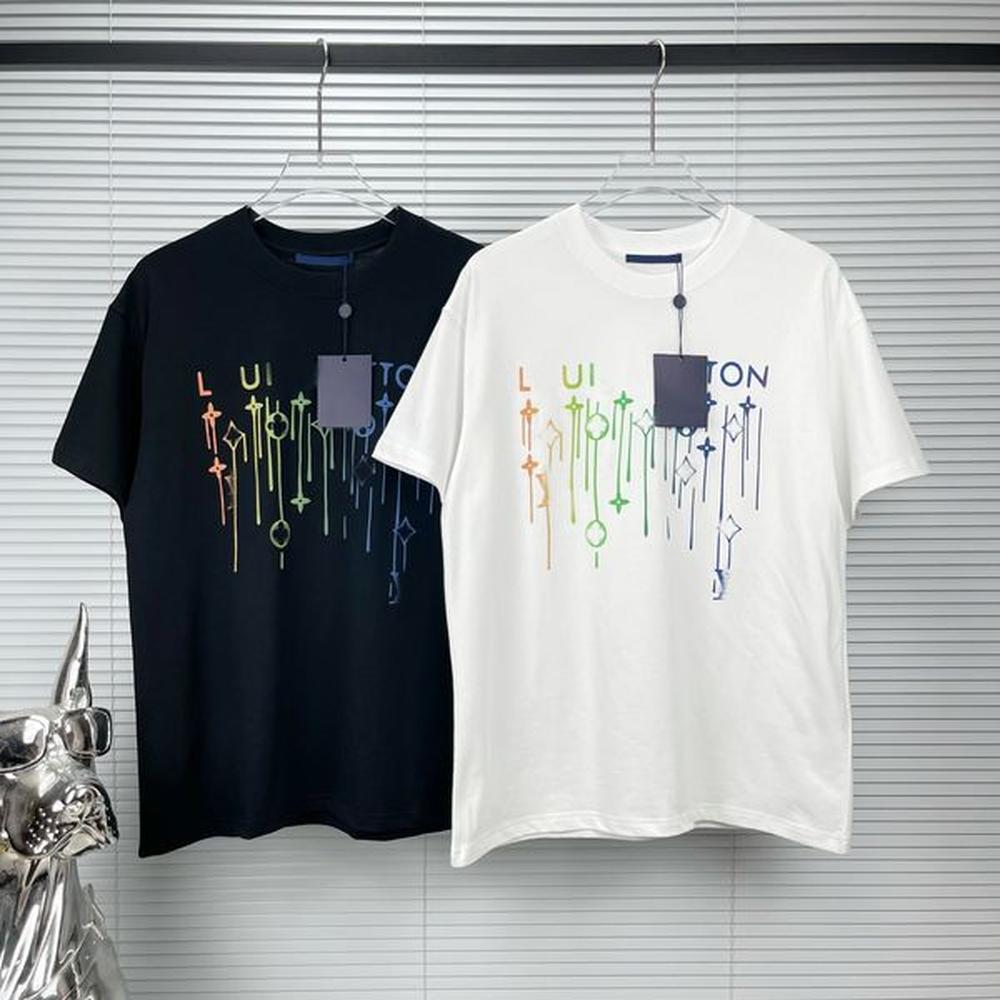 Fashion designer for men T shirts Lan vins Tees Polos Top Quality Cotton Casual tshirts Short Luxury Hip Hop Streetwear Plus size XS-L