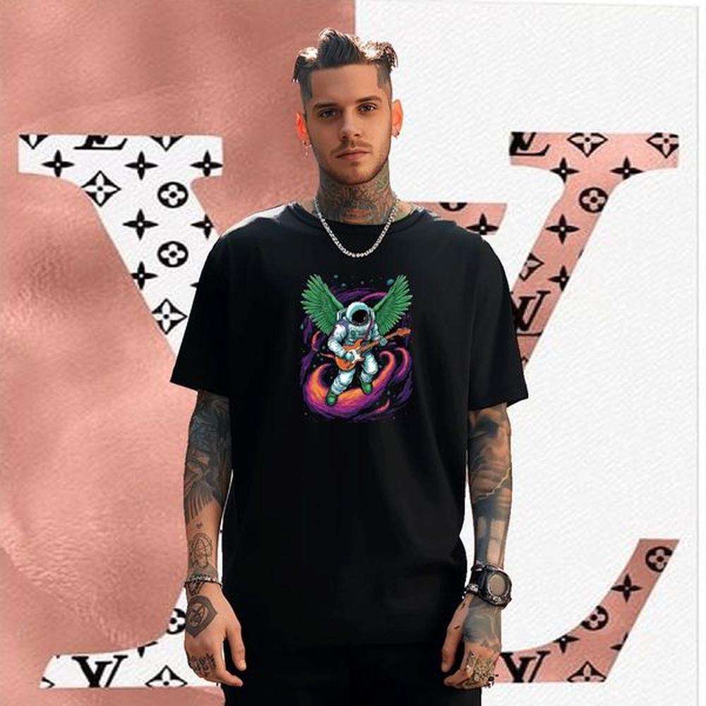 Fashion Designer T Shirt For Man universe 230g Cotton Mens Tshirts Daily Outfit Breathable Short Sleeve Customized Brand Tops Tees
