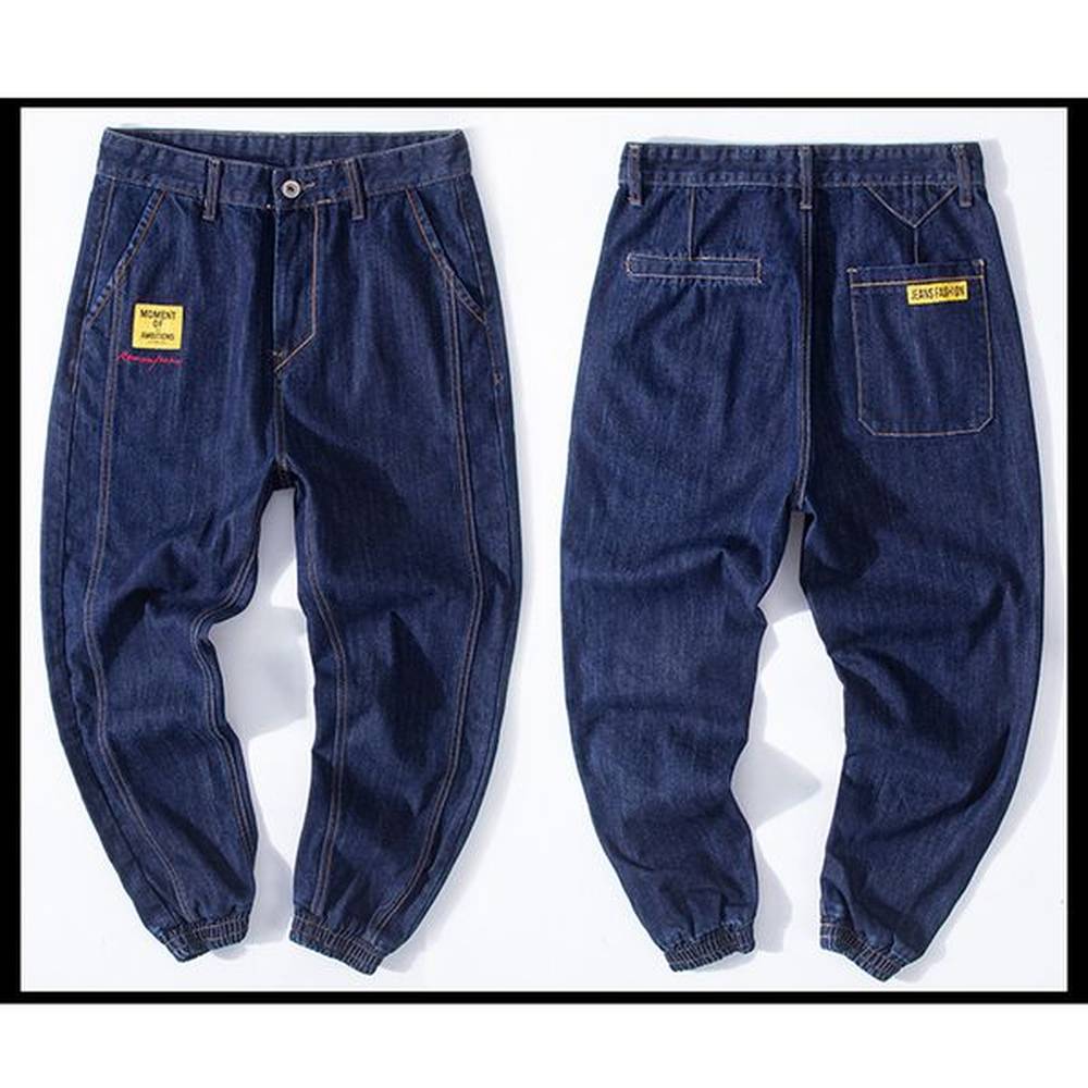 Fashion Men's jeans hombre Casual Long jeans for men streetwear Skate Board Stright Fashion jeans men slim fit Plus Size S-8XL waist wo