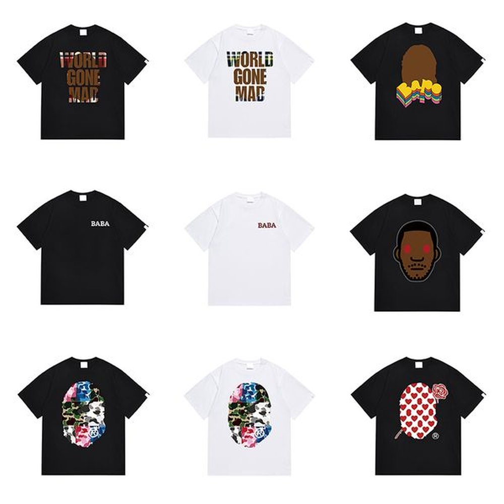 2024 fashion mens women designer t shirt hip hop clothes summer shirts women shirts paint couple short sleeves cotton