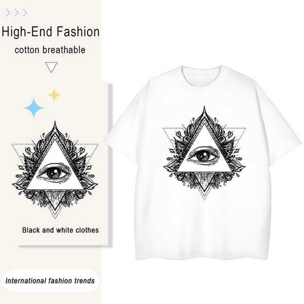 fashion new tshirts g pure cotton crew neck breathable hip