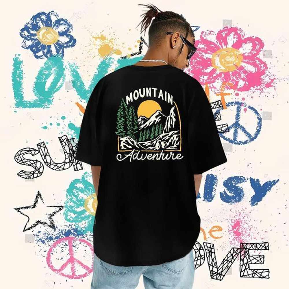 Fashion New T-Shirts sun Polos 100% Cotton 230g Daily Outfit Unisex Oversized 3XL 4XL Crew Neck Breathable Couples T Shirts