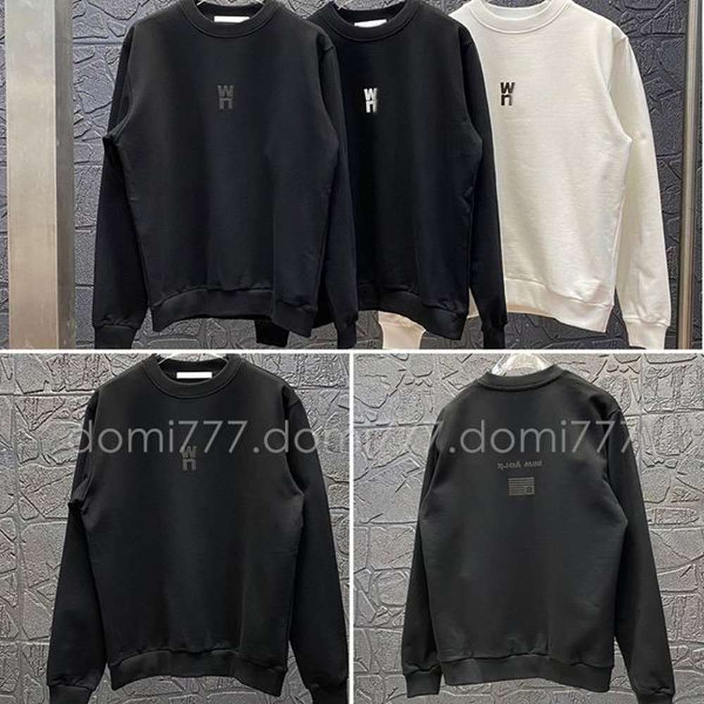 fashion round neck pullover hoodies with english letter logo and