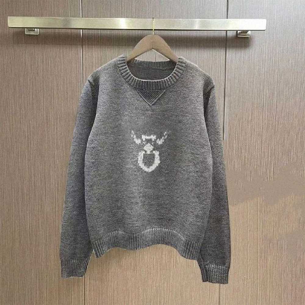 fashion sweater men women sweaters jumper embroidery print sweater knitted