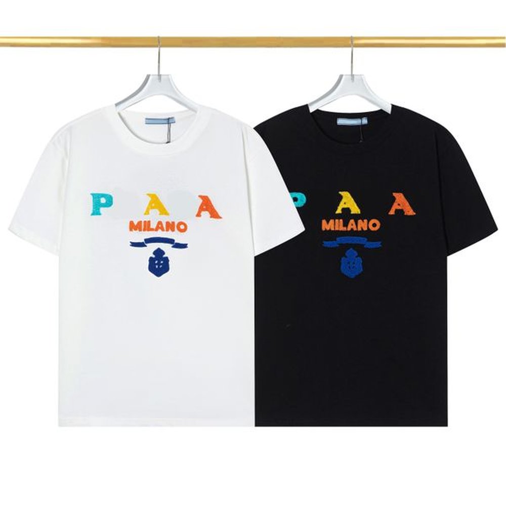 Fashion triangle marker T Shirt Men Women classics Designers T-shirts Tees Apparel Tops Man S Casual Chest Letter Shirt Luxury Clothing Stre
