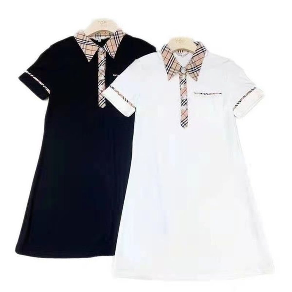 fashion women dresses solid ribbed aline plaid dress tight elastic