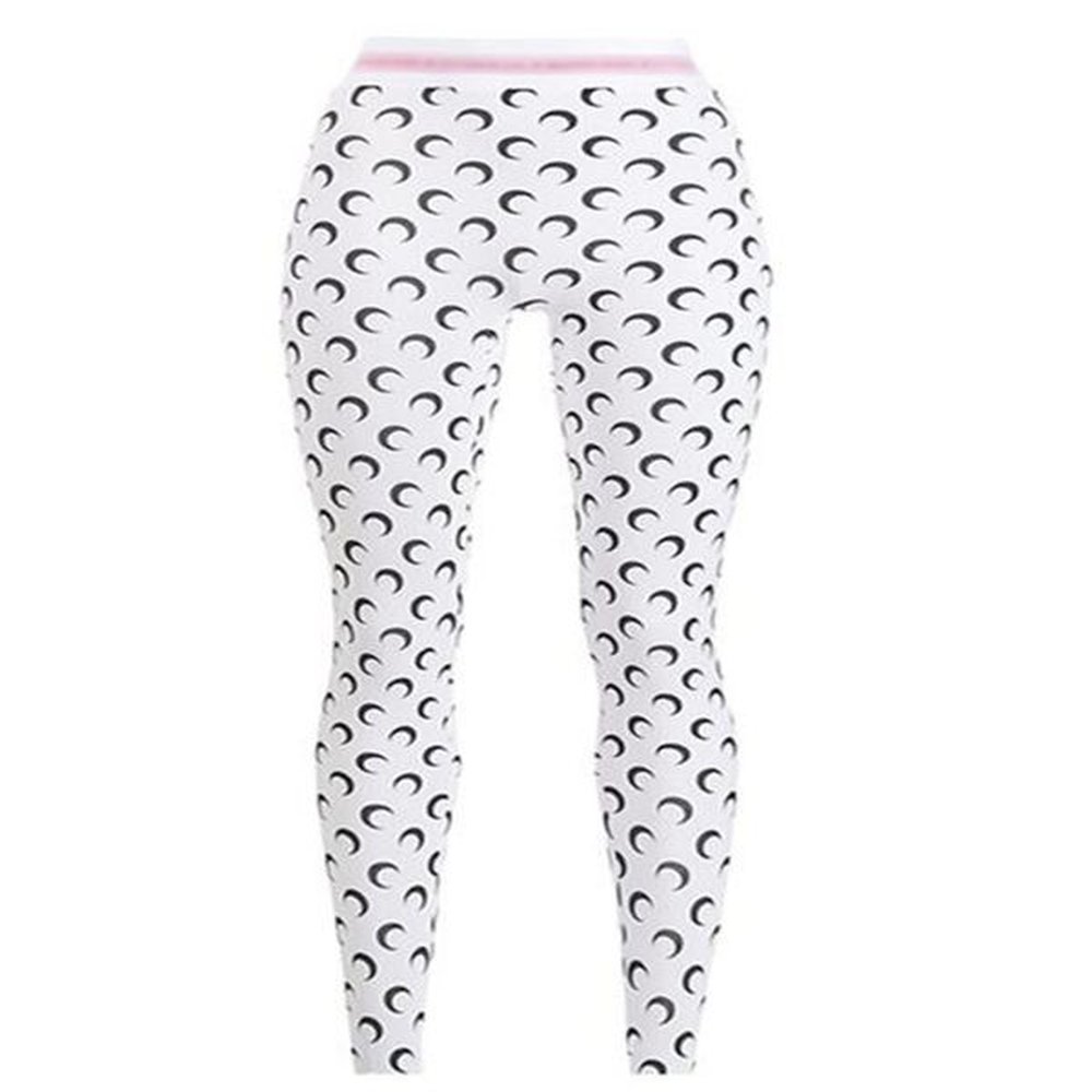 fashion women leggings yoga pants moon printing lady slim track
