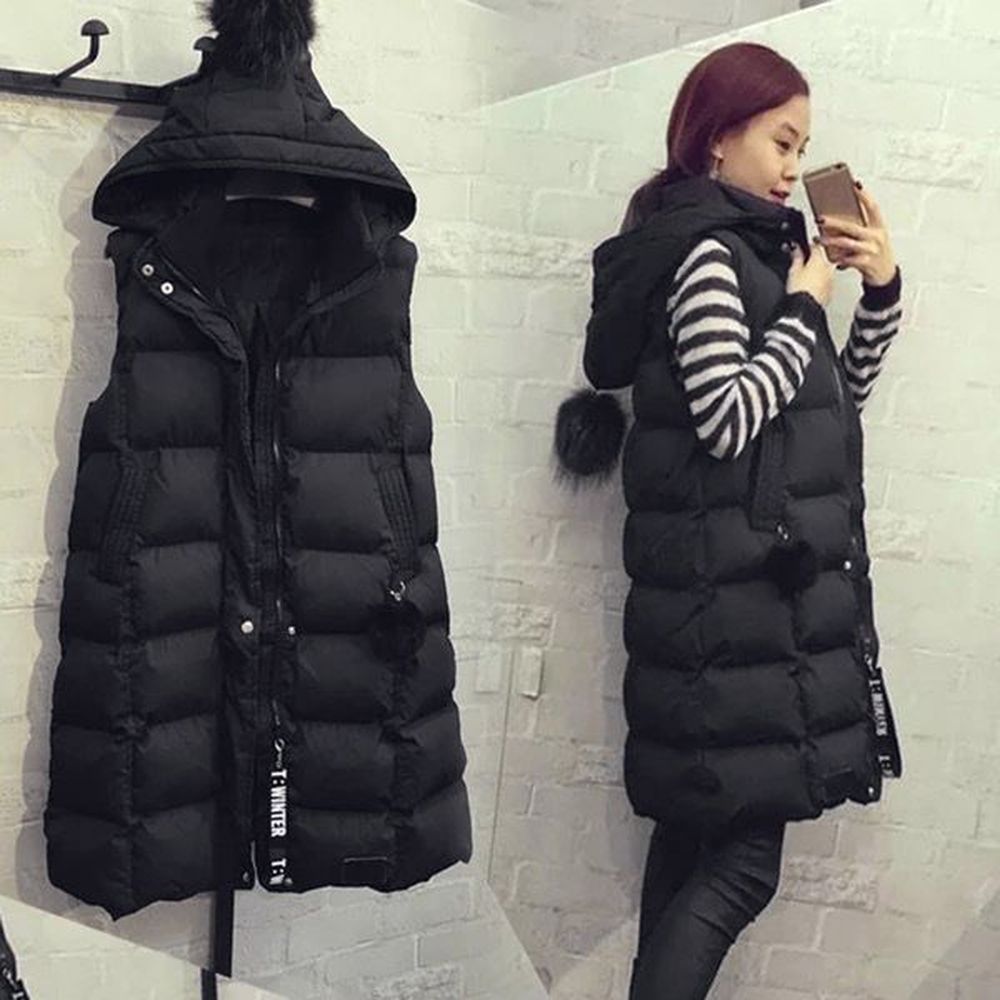 fashion womens waistcoat vests plus size hoodie gilet jacket coat