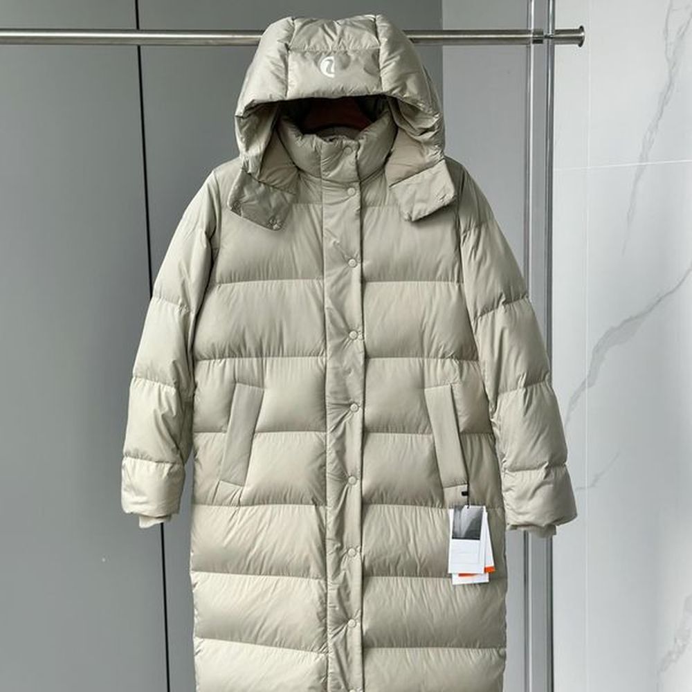 fashiona long down jacket classic mens and women fur collar