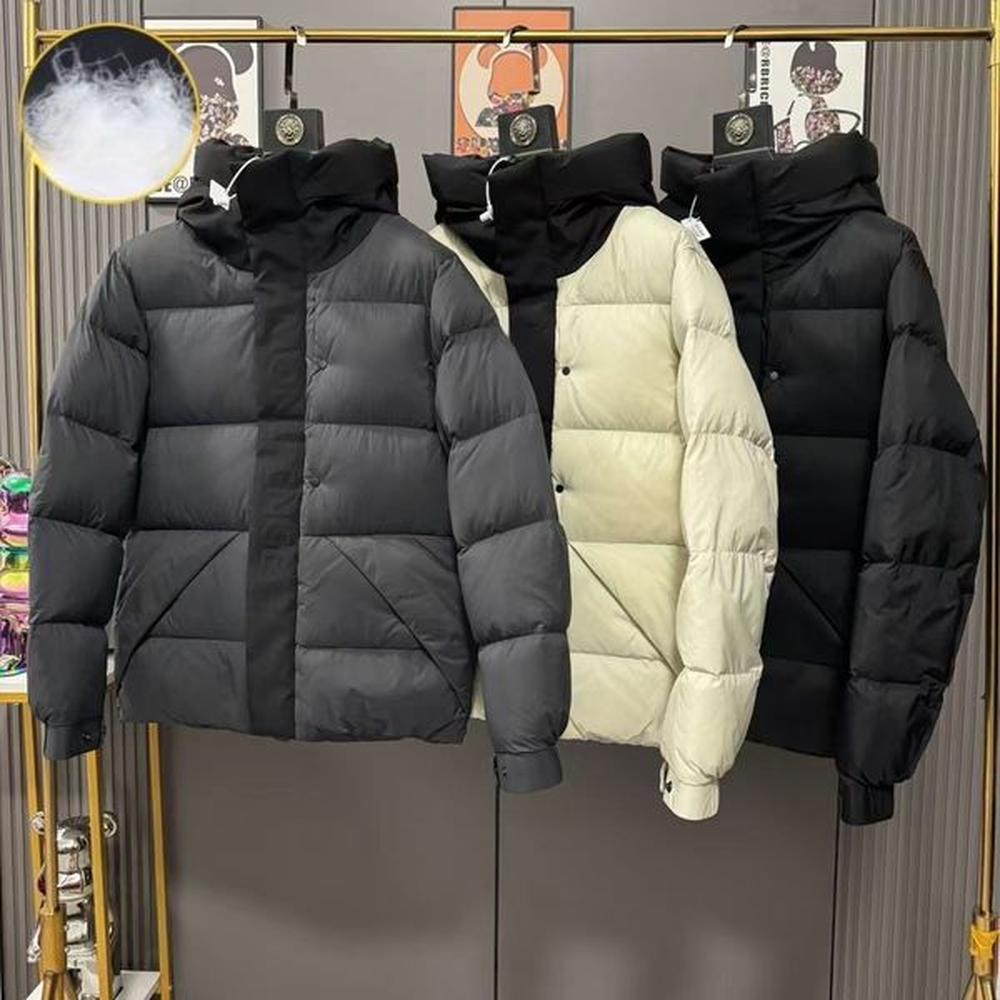 Fashionable mens winter outdoor designer jacket - multifunctional Gothic down jacket designed by trendy designers4xL