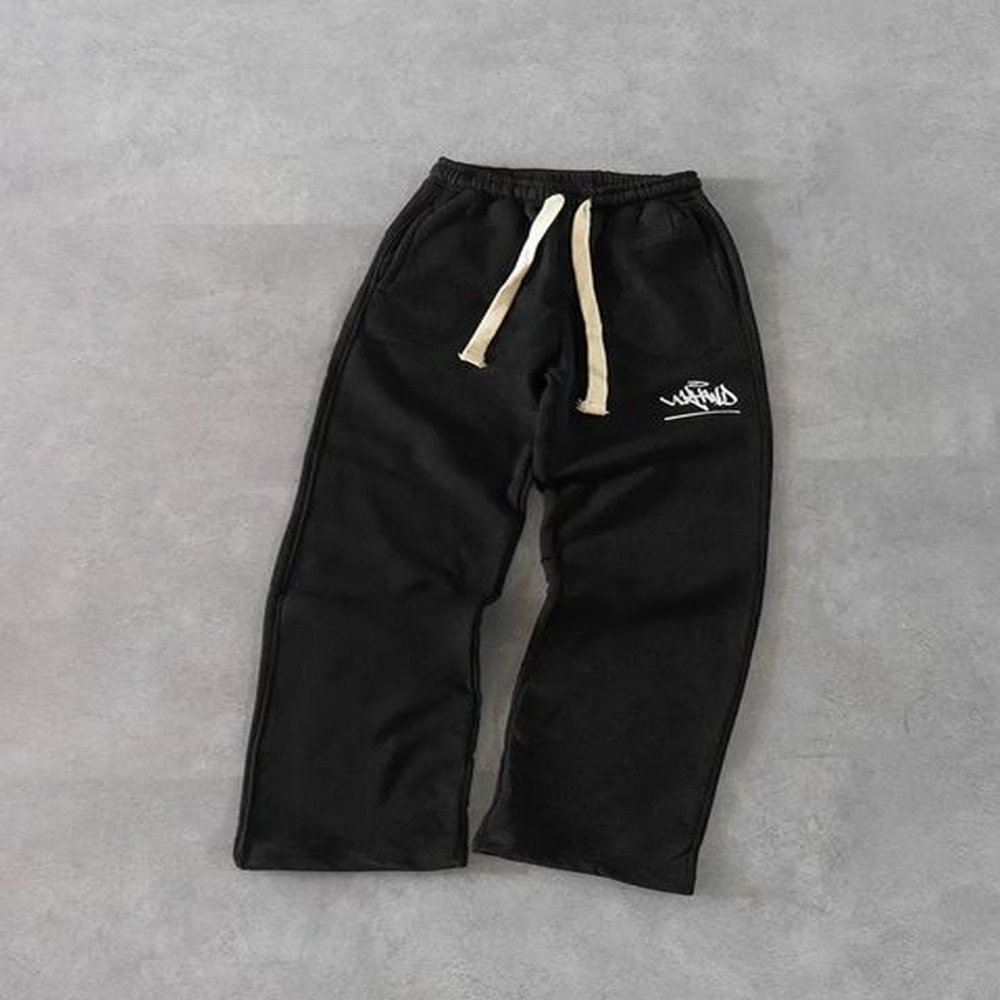 Fashionable printed pants Y2K Gothic Harajuku retro oversized pants for men personalized casual loose pants 241210