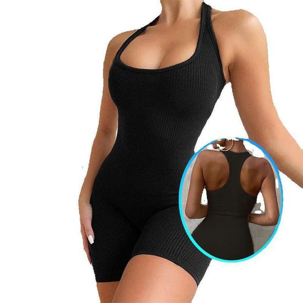fashionable summer womens work back uneck sexy solid color tight