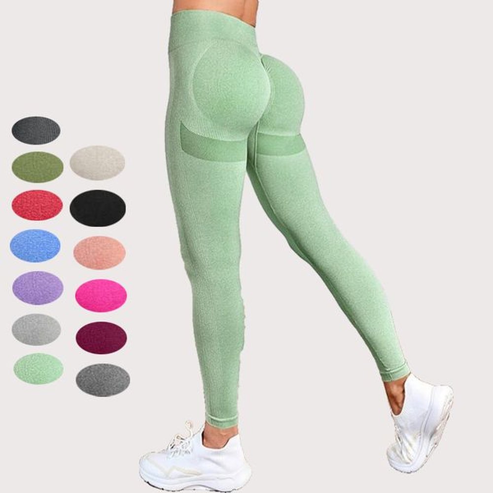 fashionable womens versatile tight pants high waisted yoga fitness pants