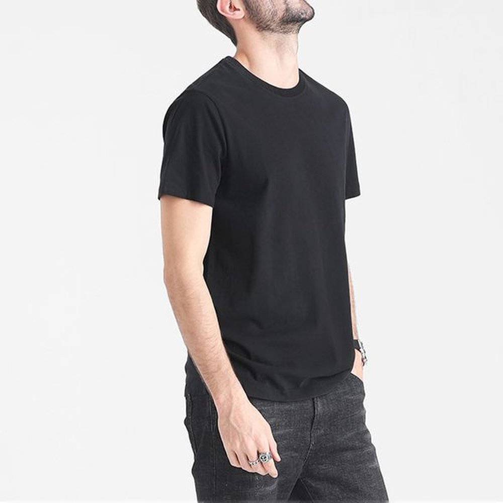 febb trendsetting cotton round neck unisex tshirt with logo