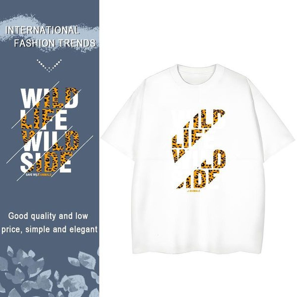 female unisex tshirts g pure cotton letter hip hop t