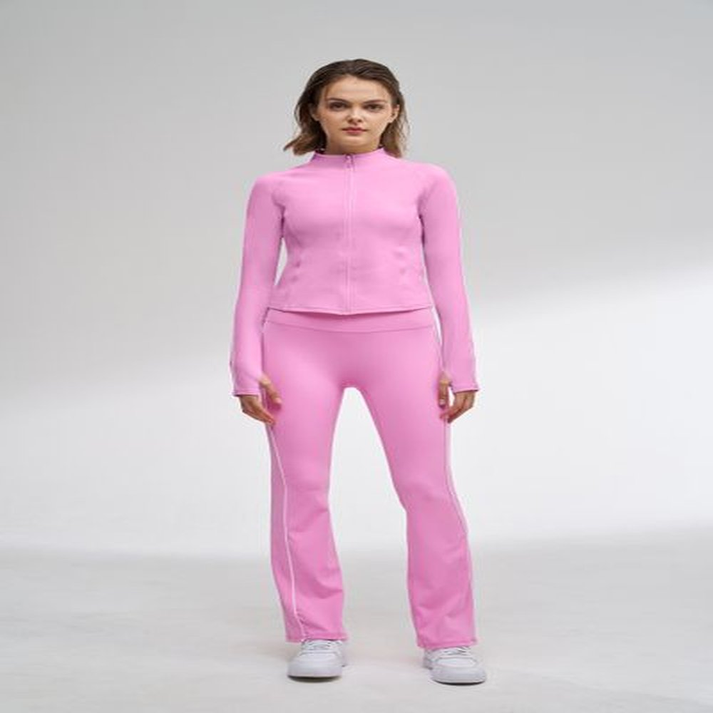 femme finess new skinny yoga clothing suit women cardigan running