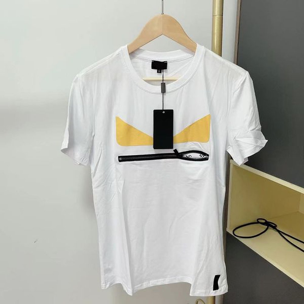 Fendyitys Shirt Designers T Shirt Man Womens Tshirt With 2F Letters Print Short Sleeves Summer Shirts Men Loose Tees Ff Tshirt F-Letter Prin