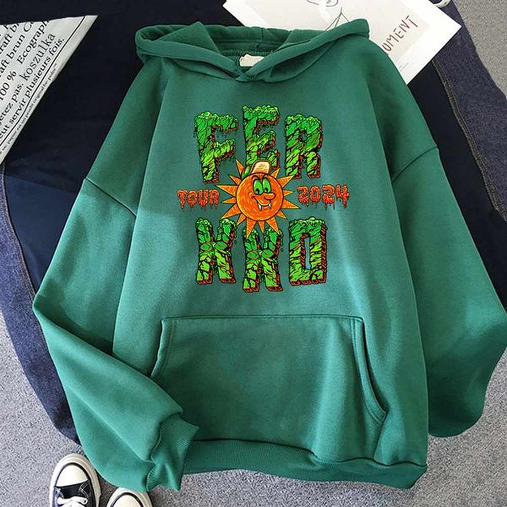 FerxxoCalipsis Tour 2024 Hoodie Women/Men Aesthetic Retro Hip Hop Feid Ferxxo Hoodies Unisex Funny Vintage Pullovers Sweatshirts