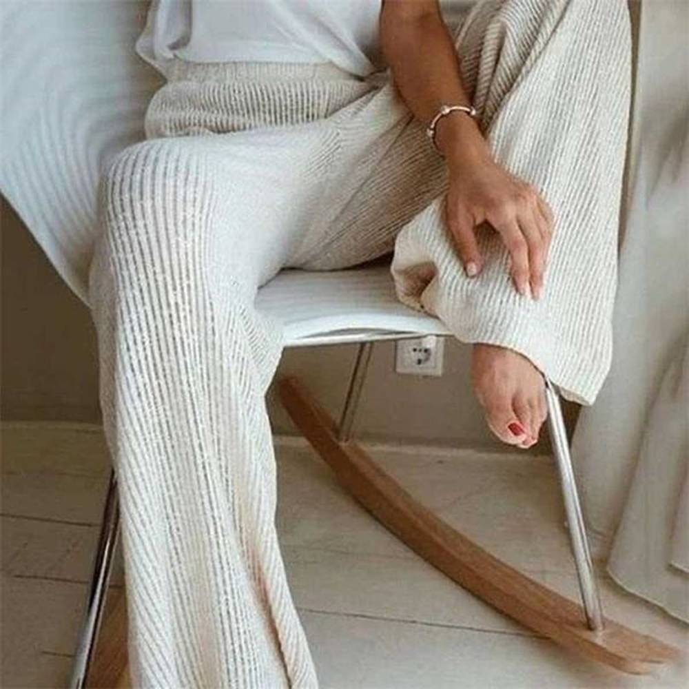 fitshinling casual leisure wide leg pants women winter clothing xl