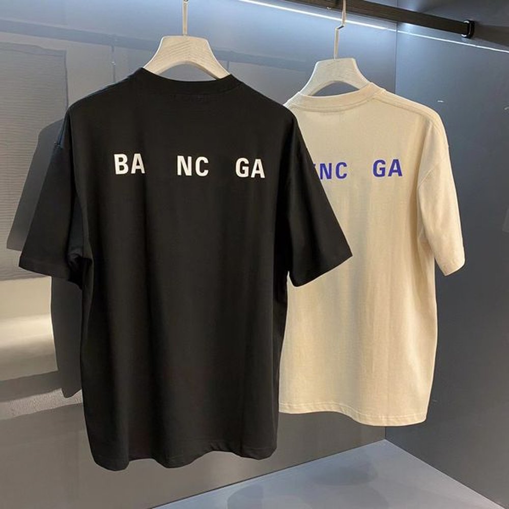 France brands Ins funny t shirts paris B letter print Graphic Black rice white cotton Round neck France designer Classics couple men womans