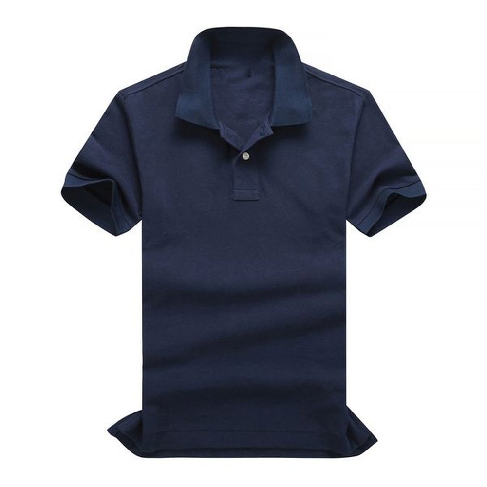 Free Shipping Hot Sale Summer High Quality Pure Cotton Short Sleeve Casual Fashion Polo Shirt Men's Solid Color Lapel