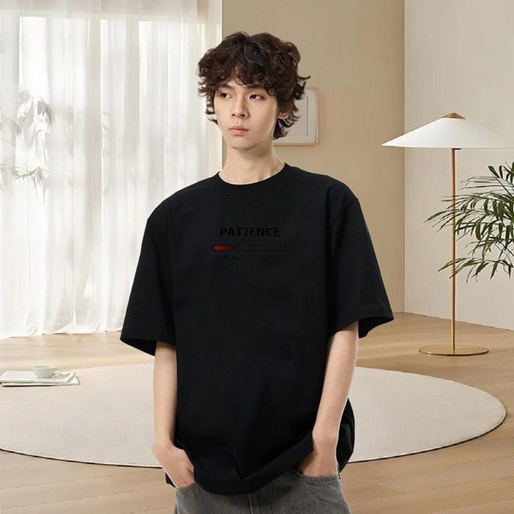 Free Shipping Men Tees 100% Cotton 230g Casual letter DIY Printed O Neck Short Sleeves Fashion Designer Mens T Shirts Tshirts