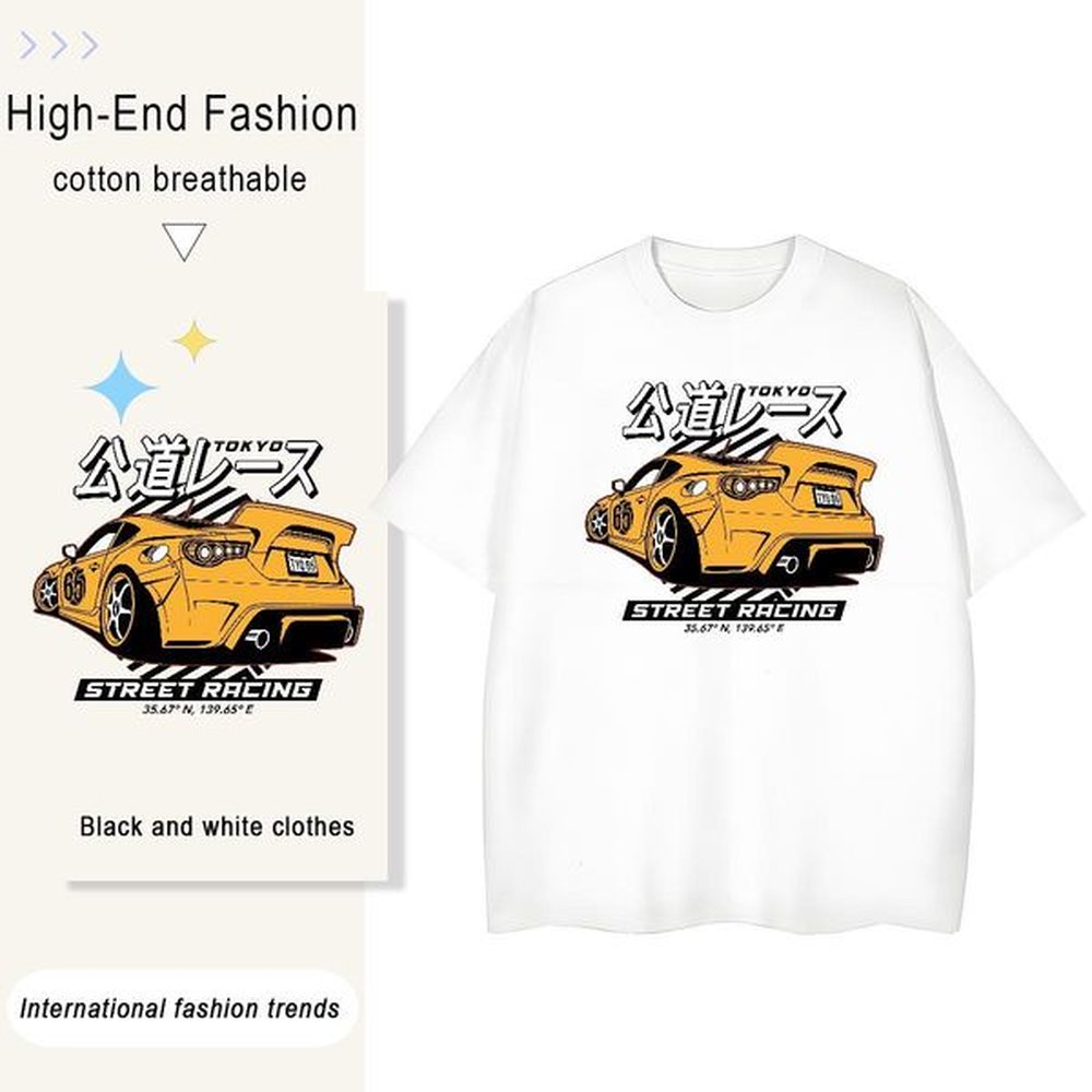 Free Shipping Men Tees Daily Outfit 100% Cotton 230g Custom Printed Breathable Soft letter Man T Shirts Classic Casual Wear