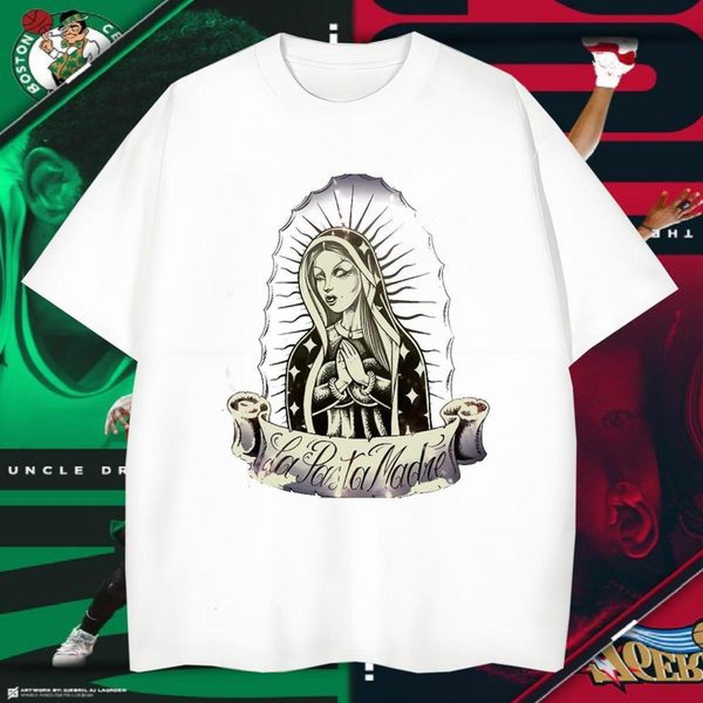 Free Shipping Spring Summer Men Tops Tees pray O-Neck Short Sleeve 230g 100% Cotton T shirt Classic Custom Cartoon Clothings