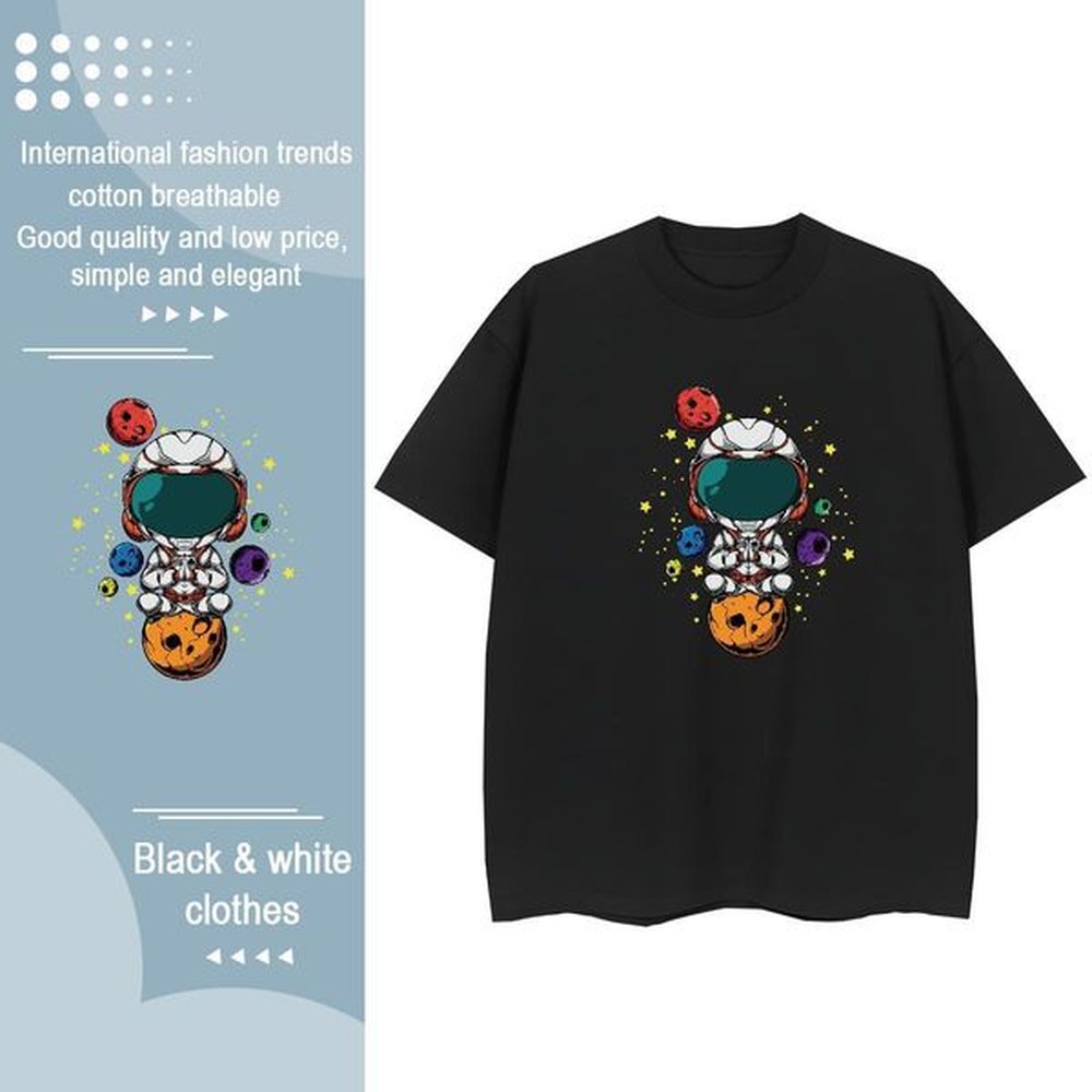 free shipping woman tshirt g cotton cosmonaut daily wear womens