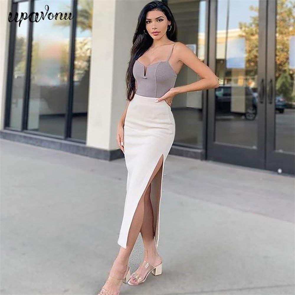free summer color blocking bandage dress women sexy spaghetti strap
