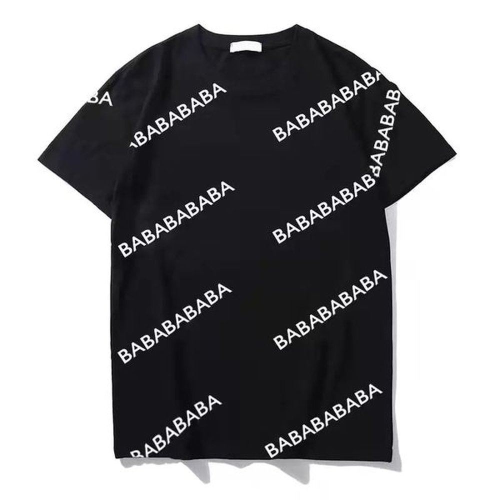 Free transport of high-quality cotton t-shirts Summer 2021 European and American short-sleeved T-shirt fashion and casual printed