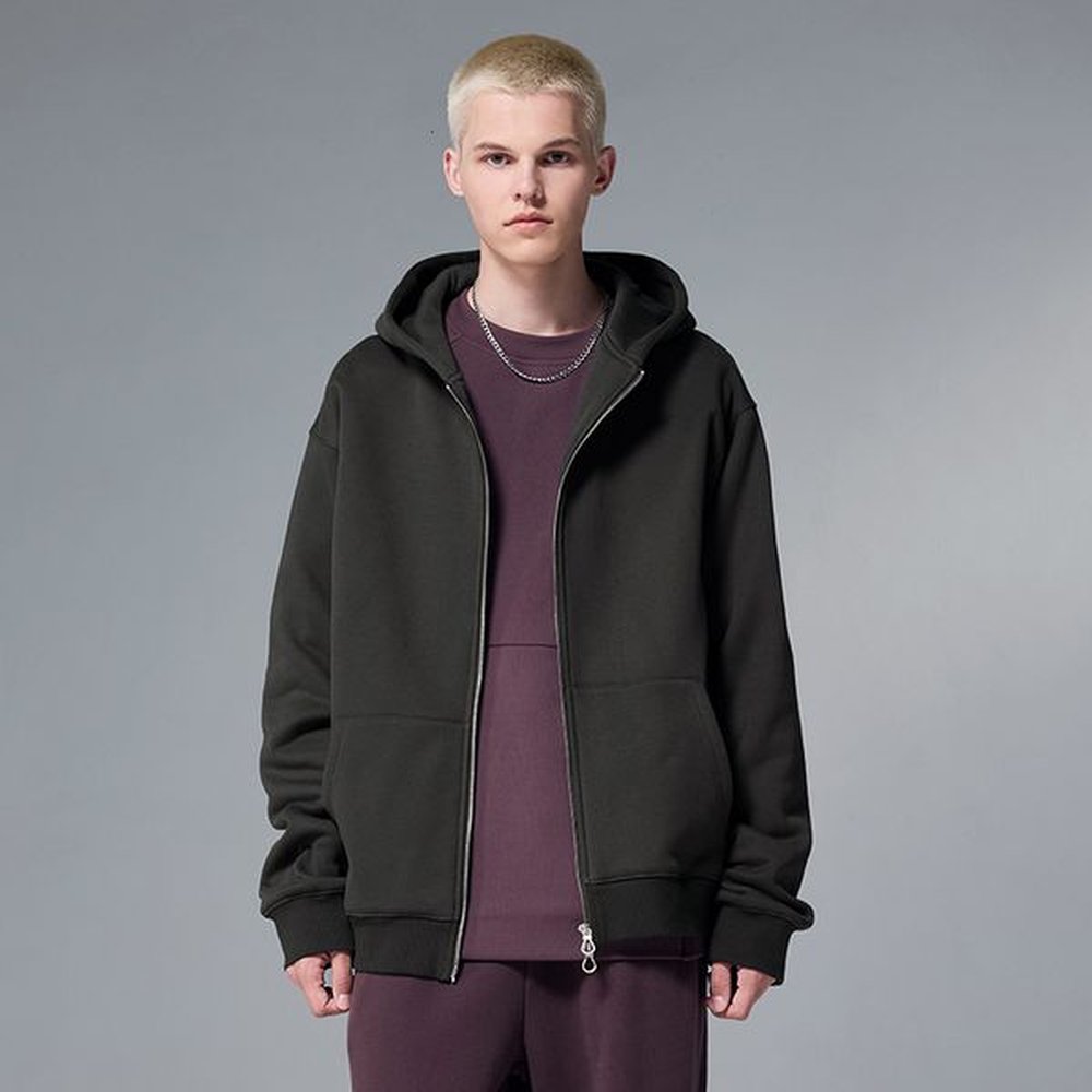 Full Zip-Up Hoodies Unisex Winter Trendy Premium Fleece Hooded Jacket