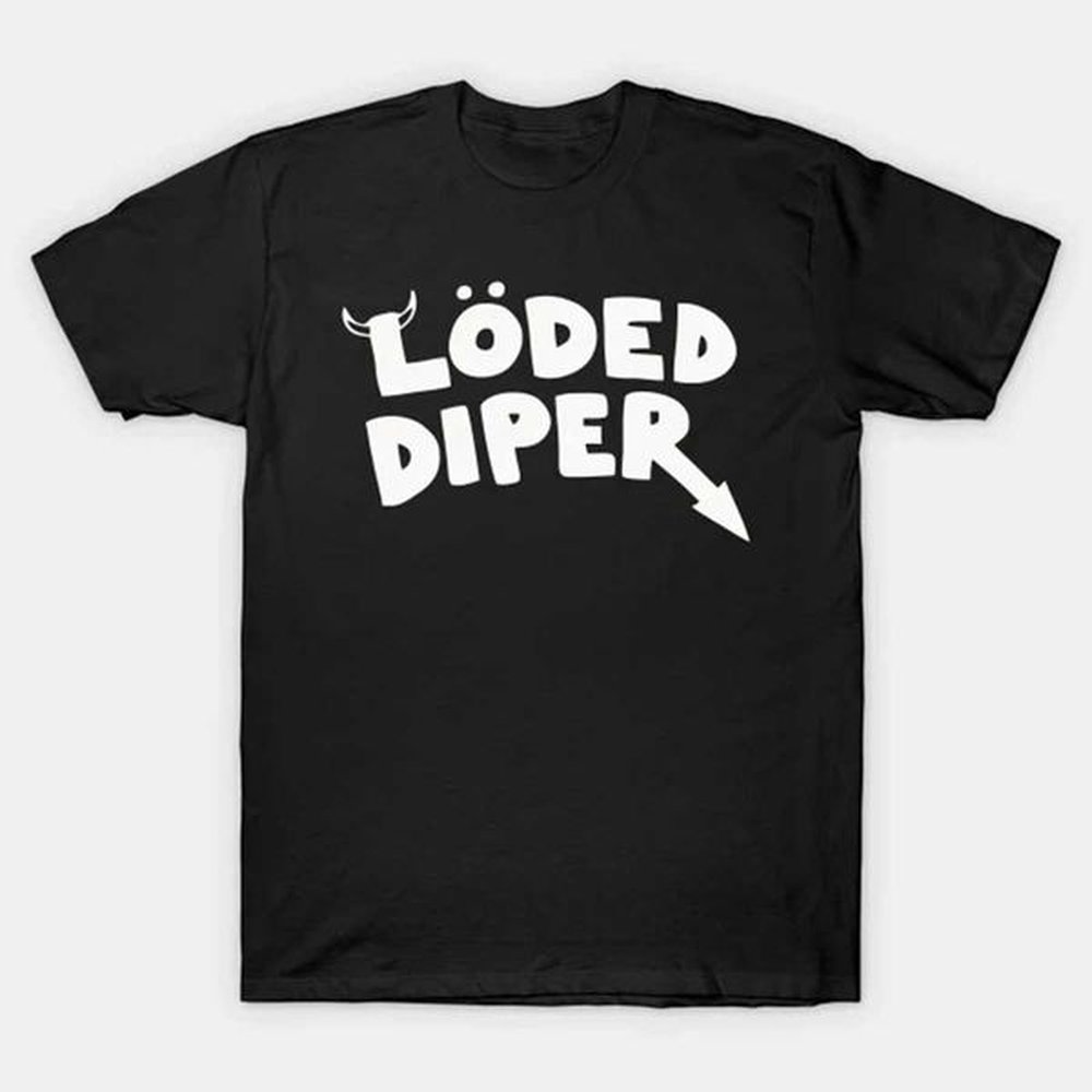 Funny Clothes LODED DIPER DIARY OF A WIMP KID Printed T-shirt Tops Men Women Summer Comfortable Tops Unisex Strt Fashion 62481C241128