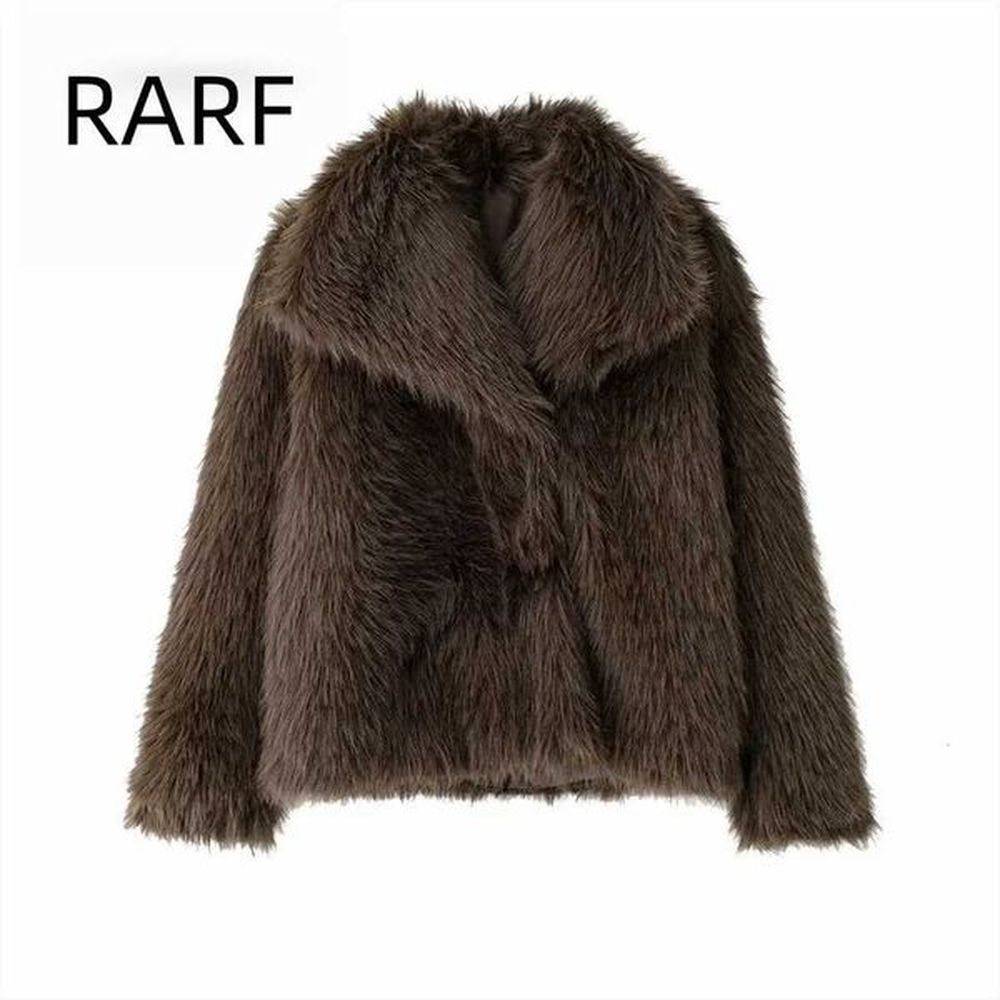 fur faux winter new womens loose fit with french