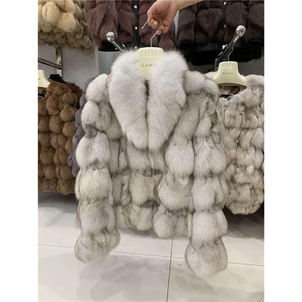 furshehe winter women real coat thick warm natural jackets fashion
